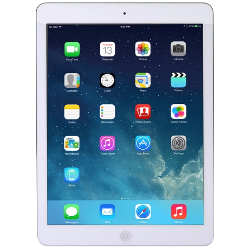 Apple iPad Air Wi-Fi Cellular Verizon 16GB – White & Silver