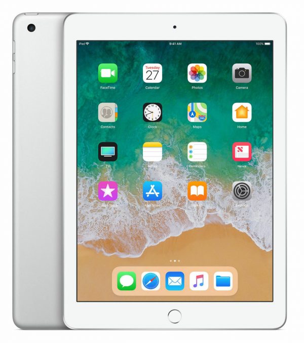 Apple iPad 9.7″ 6th Gen Wi-Fi Only 32GB Silver A1893 MR7G2LL/A 